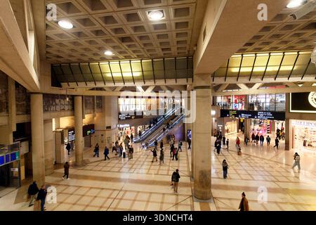 Frankreich, Paris, Viertel Chatelet-Les Halles, Eingang zum Einkaufszentrum Forum des Halles, Place Carree Stockfoto