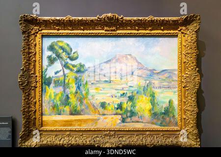Frankreich, Paris, Musee d'Orsay, Paul Cezanne, Mont Sainte Victoire Stockfoto