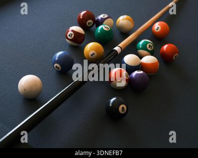 Des Boules de Billard américain Stockfoto
