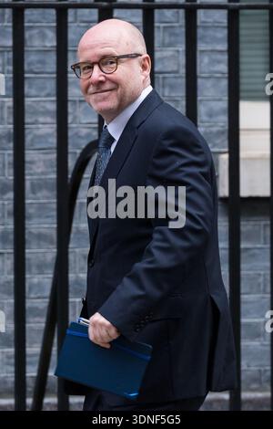 London, Großbritannien. Februar 2026. Der Generalstaatsanwalt Richard Hermer kommt in der Downing Street an, um an der wöchentlichen Kabinettssitzung teilzunehmen. Quelle: Wiktor Szymanowicz/Alamy Live News Stockfoto