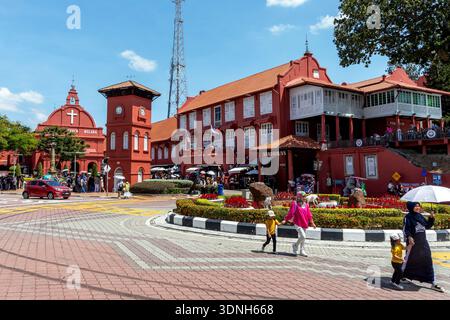 Zentrum Von Malakka Malaysia Stockfoto