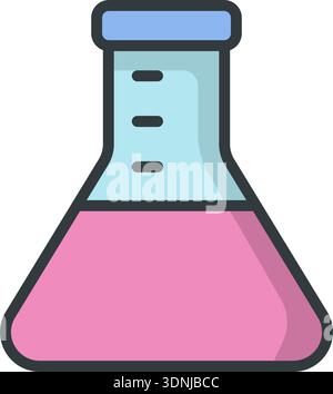 Fläschensymbol Vektor-Design-Vorlagen einfaches und modernes Konzept Stock Vektor