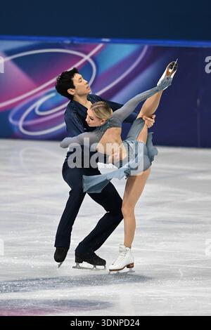 HARRIS Holly/CHAN Jason (aus) während des Eiskunstlauf-Eistanzes, der Olympischen Winterspiele Milano-Cortina 2026 in Mailand, Italien, 11. Februar 2026 Stockfoto