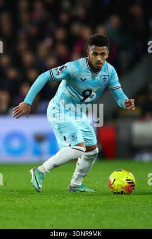 LONDON, Großbritannien - 11. Februar 2026: Marcus Edwards aus Burnley in Aktion während des Premier League Matches Crystal Palace FC und Burnley FC im Selhurst Park (Credit: Craig Mercer/ Alamy Live News) Stockfoto
