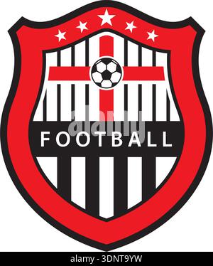 Vektor-Logo des Fußballclubs Stock Vektor