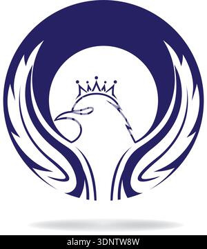 Vektorsymbol für Eagle-Logo-Vorlage Stock Vektor