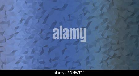 Blaue Low Poly Abstrakte Geometrische Hintergrund Vektor-Illustration, Modernes Polygon Texture Design Stockfoto