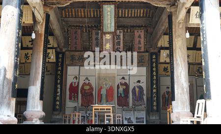 Shide Hall: Ein Meisterwerk der Ahnenarchitektur in Lanxi, Zhejiang, China Stockfoto
