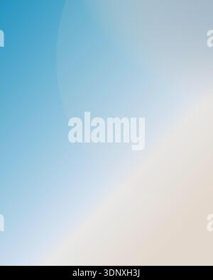 Verlauf von blauem Himmel und Sand Stock Vektor