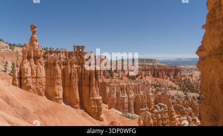 Sonnenlicht durchdringt den Stein und offenbart Texturen, die durch Jahrhunderte der Erosion geformt wurden. Stockfoto