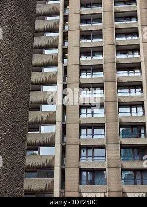 Barbican Centre, Abstrakte Texturen Stockfoto