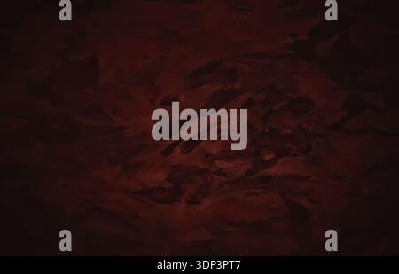 Ein dunkelroter, strukturierter Hintergrund mit dezentem Verlaufseffekt Stockfoto
