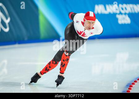 Mailand, Italien. Februar 2026. MAILAND, ITALIEN - 13. FEBRUAR: Ted-Jan Bloemen aus Kanada während der 10000 m langen Männer bei den Olympischen Winterspielen in Milano Cortina 2026 in der Milano Speed Skating Arena am 13. Februar 2026 in Mailand (Foto: Andre Weening/Orange Pictures) Credit: Orange Pics BV/Alamy Live News Stockfoto