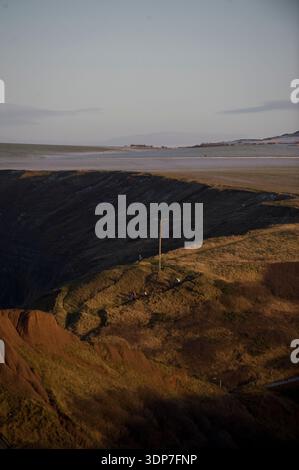 Den Hügeln oberhalb von Saltburn am Meer, North Yorks, UK. Stockfoto