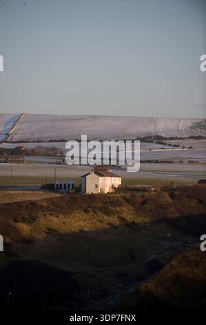 Den Hügeln oberhalb von Saltburn am Meer, North Yorks, UK. Stockfoto