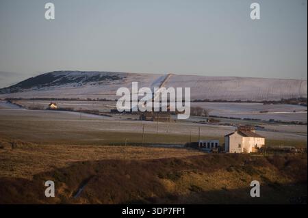 Den Hügeln oberhalb von Saltburn am Meer, North Yorks, UK. Stockfoto