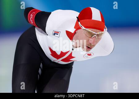 Mailand, Italien. Februar 2026. MAILAND, ITALIEN - 13. FEBRUAR: Ted-Jan Bloemen aus Kanada in einer Trainingseinheit während des 7. Tages des SpeedSkating - Milano Cortina 2026 Olympische Winterspiele im Milano SpeedSkating Stadium am 13. Februar 2026 in Mailand, Italien. (Foto: Joris Verwijst/BSR Agency) Credit: BSR Agency/Alamy Live News Stockfoto