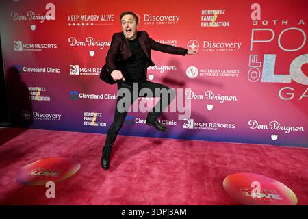 14. Februar 2026 - Las Vegas, Nevada, USA - der Comedian und Schauspieler Chris Hardwick nimmt am 14. Februar 2026 in Las Vegas, Nevada an der jährlichen Keep Memory Alive Power of Love Gala Benefit für die Cleveland Clinic Lou Ruvo Center for Brain Health in der MGM Grand Garden Arena Teil. (Kreditbild: © David Becker/ZUMA Press Wire) NUR REDAKTIONELLE VERWENDUNG! Nicht für kommerzielle ZWECKE! Stockfoto