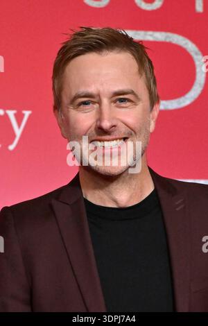 14. Februar 2026 - Las Vegas, Nevada, USA - der Comedian und Schauspieler Chris Hardwick nimmt am 14. Februar 2026 in Las Vegas, Nevada an der jährlichen Keep Memory Alive Power of Love Gala Benefit für die Cleveland Clinic Lou Ruvo Center for Brain Health in der MGM Grand Garden Arena Teil. (Kreditbild: © David Becker/ZUMA Press Wire) NUR REDAKTIONELLE VERWENDUNG! Nicht für kommerzielle ZWECKE! Stockfoto