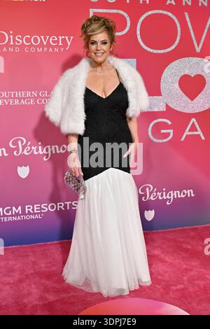 14. Februar 2026 - Las Vegas, Nevada, USA - Sandra Taylor nimmt am 14. Februar 2026 in Las Vegas, Nevada, an der jährlichen Keep Memory Alive Power of Love Gala Benefit für die Cleveland Clinic Lou Ruvo Center for Brain Health in der MGM Grand Garden Arena Teil. (Kreditbild: © David Becker/ZUMA Press Wire) NUR REDAKTIONELLE VERWENDUNG! Nicht für kommerzielle ZWECKE! Stockfoto