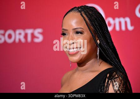 14. Februar 2026 - Las Vegas, Nevada, USA - Antoinetta Stallings nimmt am 14. Februar 2026 in Las Vegas, Nevada an der jährlichen Keep Memory Alive Power of Love Gala Benefit für die Cleveland Clinic Lou Ruvo Center for Brain Health in der MGM Grand Garden Arena Teil. (Kreditbild: © David Becker/ZUMA Press Wire) NUR REDAKTIONELLE VERWENDUNG! Nicht für kommerzielle ZWECKE! Stockfoto