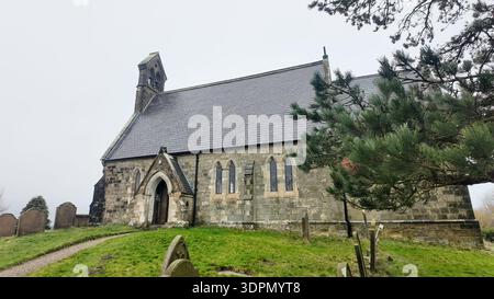 Allerheiligen-Kirche. Burythorpe, North Yorkshire Stockfoto