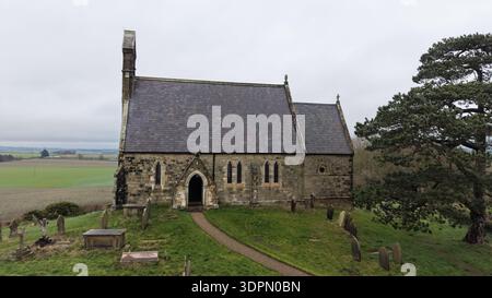 Allerheiligen-Kirche. Burythorpe, North Yorkshire Stockfoto
