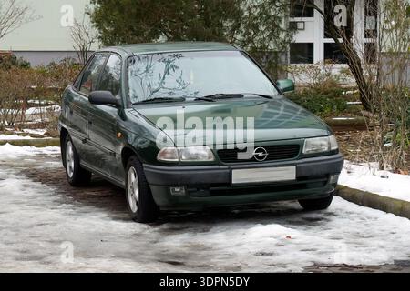 Opel Astra F Classic Car, Europa Stockfoto