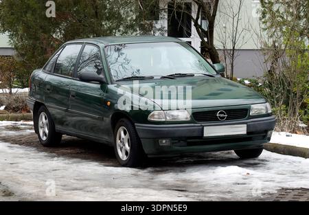 Opel Astra F Classic Car, Europa Stockfoto