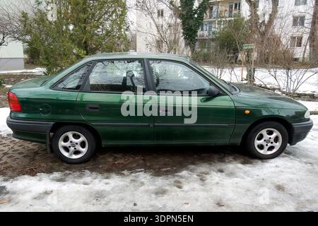 Opel Astra F Classic Car, Europa Stockfoto