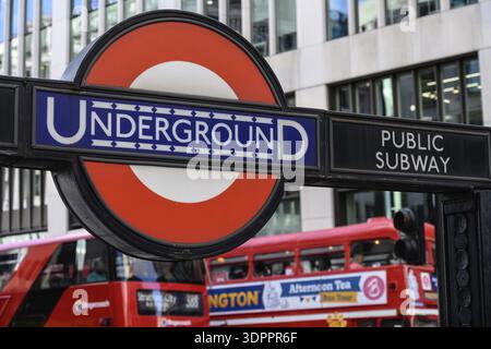London, Großbritannien. 30. Januar 2025. Das berühmte Logo ist ein Symbol der britischen Capi Stockfoto