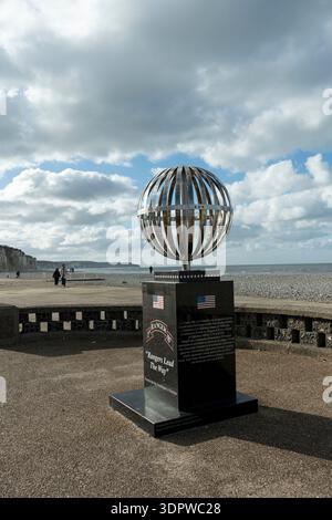memorial Americans Rangers Weltkrieg zwei Strand Dieppe Normandie Stockfoto