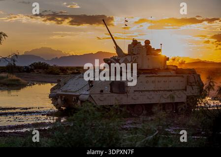 Mehr als 600 Soldaten der Nationalgarde der Idaho Army, zusammen mit Soldaten der Nationalgarde der Montana, Oregon, Ohio und der South Carolina Army Stockfoto