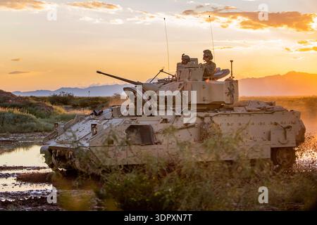 Mehr als 600 Soldaten der Nationalgarde der Idaho Army, zusammen mit Soldaten der Nationalgarde der Montana, Oregon, Ohio und der South Carolina Army Stockfoto
