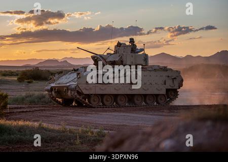 Mehr als 600 Soldaten der Nationalgarde der Idaho Army, zusammen mit Soldaten der Nationalgarde der Montana, Oregon, Ohio und der South Carolina Army Stockfoto