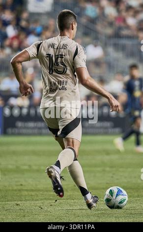 Chester, PA, USA - 12. JULI 2025: MLS-Spiel zwischen Philadelphia Union und New York Red Bulls im Subaru Park. Stockfoto