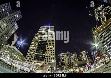 Skyline der Stadt Pittsburgh pennsylvania bei Sonnenaufgang Stockfoto