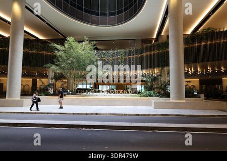 Brisbane, Queensland, Australien – Außenansicht des Star Brisbane in Queen’s Wharf im CBD von Brisbane. Stockfoto