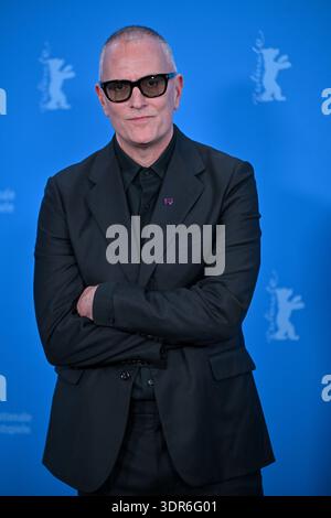 Padraic McKinley besuchte am 17. Februar 2026 den Fotoaufruf des Films The Weight während der 76. Internationalen Filmfestspiele Berlin in Berlin. Foto: Julien Reynaud/APS-Medias/ABACAPRESS.COM Credit: Abaca Press/Alamy Live News Stockfoto