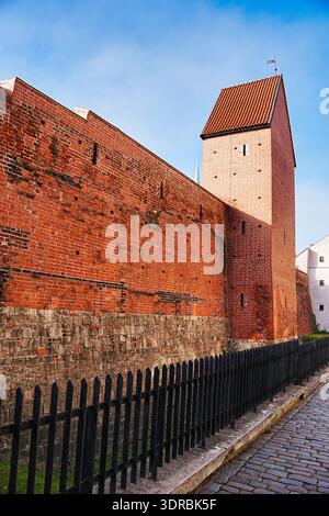 Kriegsmuseum, Altstadt von Riga, Lettland Stockfoto