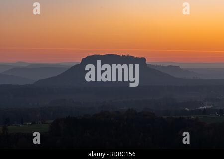 Herbsteindrücke aus der Sächsischen Schweiz Stockfoto