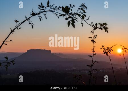 Herbsteindrücke aus der Sächsischen Schweiz Stockfoto