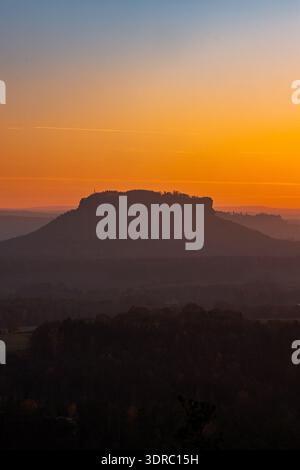 Herbsteindrücke aus der Sächsischen Schweiz Stockfoto