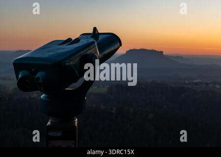 Herbsteindrücke aus der Sächsischen Schweiz Stockfoto