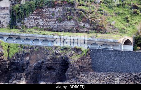 martianez-Tunnel auf der tf-31-Straße nach puerto de la cruz teneriffa kanarische Inseln spanien Stockfoto