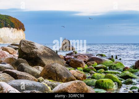 Bilder der Kreidefelsen auf der Insel Rügen Stockfoto