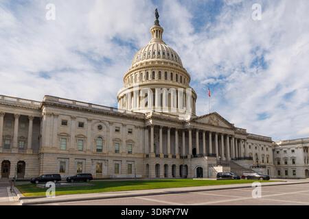 Das legendäre Kapitol der Vereinigten Staaten, ein Emblem der amerikanischen Demokratie Stockfoto
