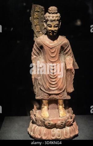 Asoka, 5. Jahr der Taiqing-Ära, Southern Liang Dynatsy, (551), von Xi'an Road, Chengdu, Sichuan, Volksrepublik China, ASI Stockfoto