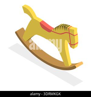 Isometrischer 3D-Vektor-Satz Schlüsselanhänger Stockfoto