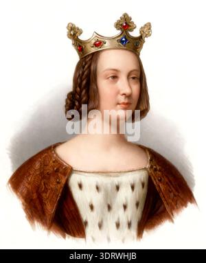 Emma von Frankreich, 894-934, Frau Rudolph, König von Frankreich, Herzog von Burgund Stockfoto